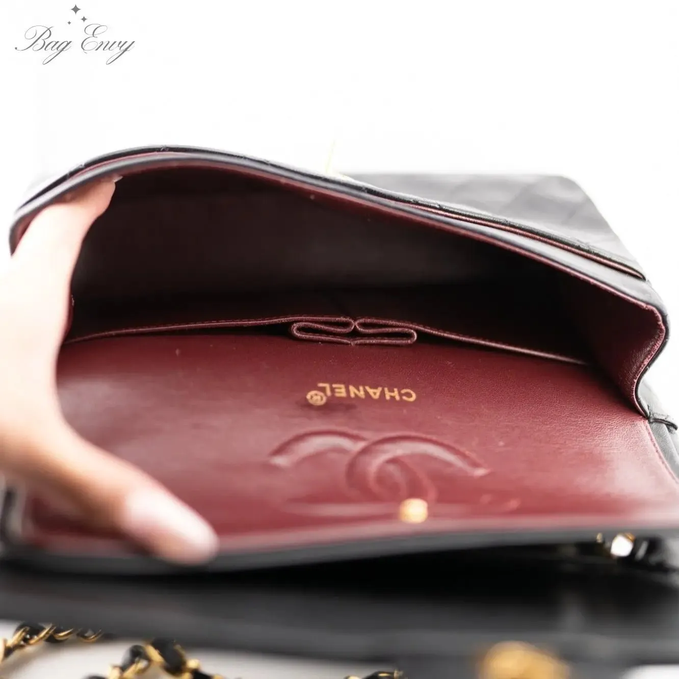 CHANEL Lambskin Medium Classic Double Flap Bag